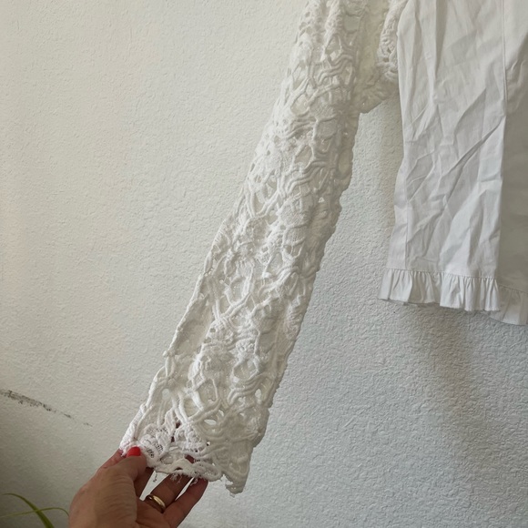 New The Odells blouse lace sleeves  XS - Picture 4 of 9